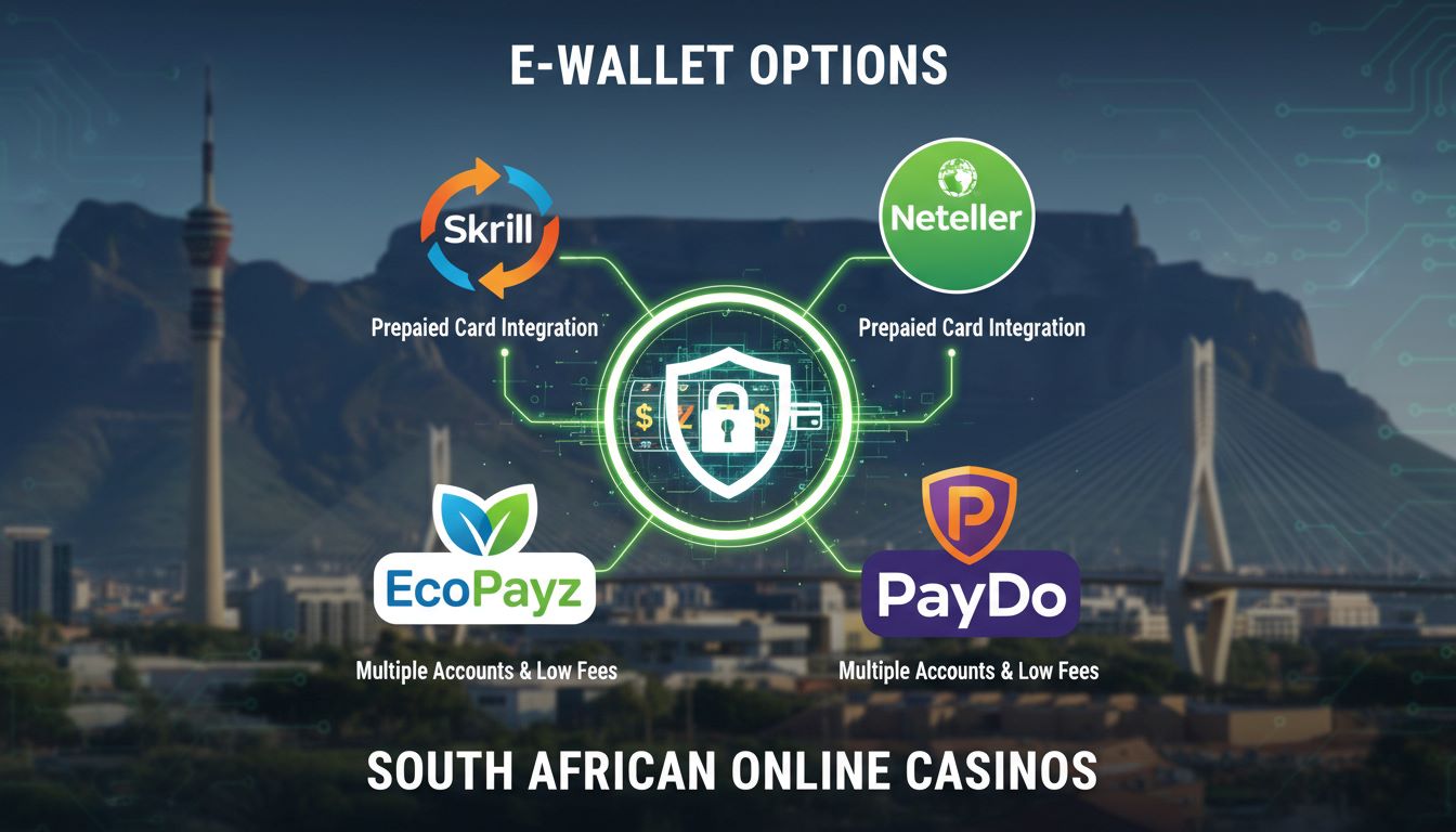 E-wallet options for deposits at South African online casinos